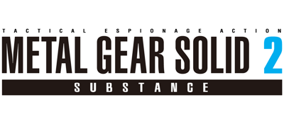 Metal Gear Solid 2 Substance title screen for Playstation 2